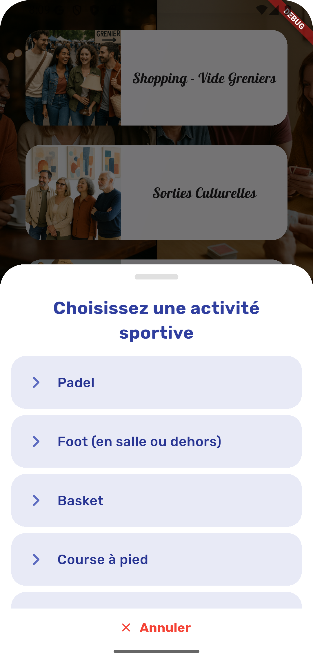 Créer ou rejoindre une activité sur FORMEET